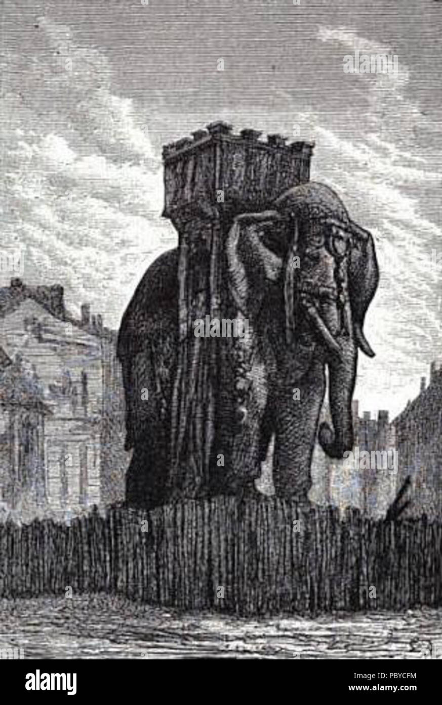 185 Eléphant Bastille Les Misérables Foto Stock
