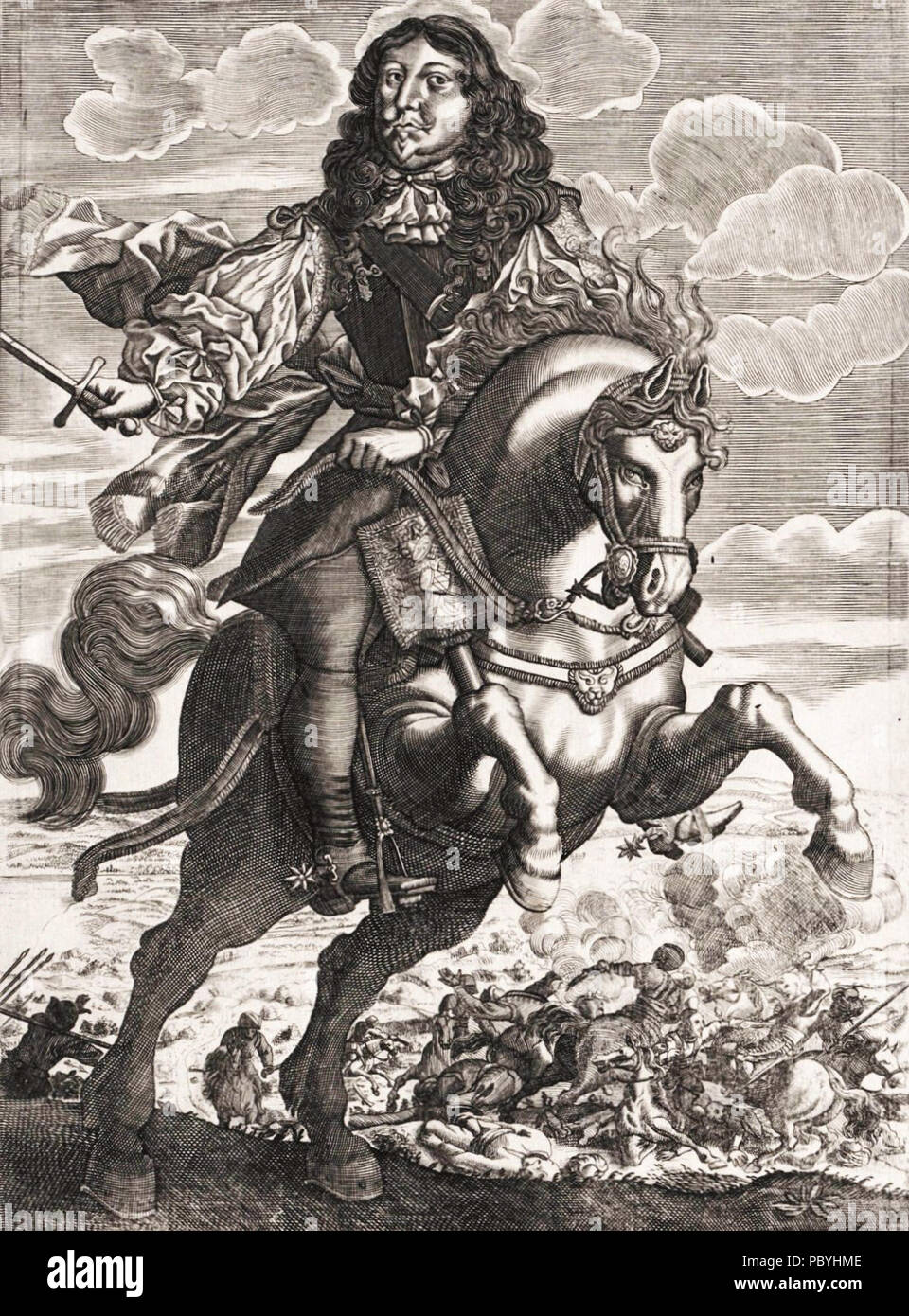 209 Filip Ludwik Schleswig-Holstein-Sonderburg-Wiesenburg Foto Stock