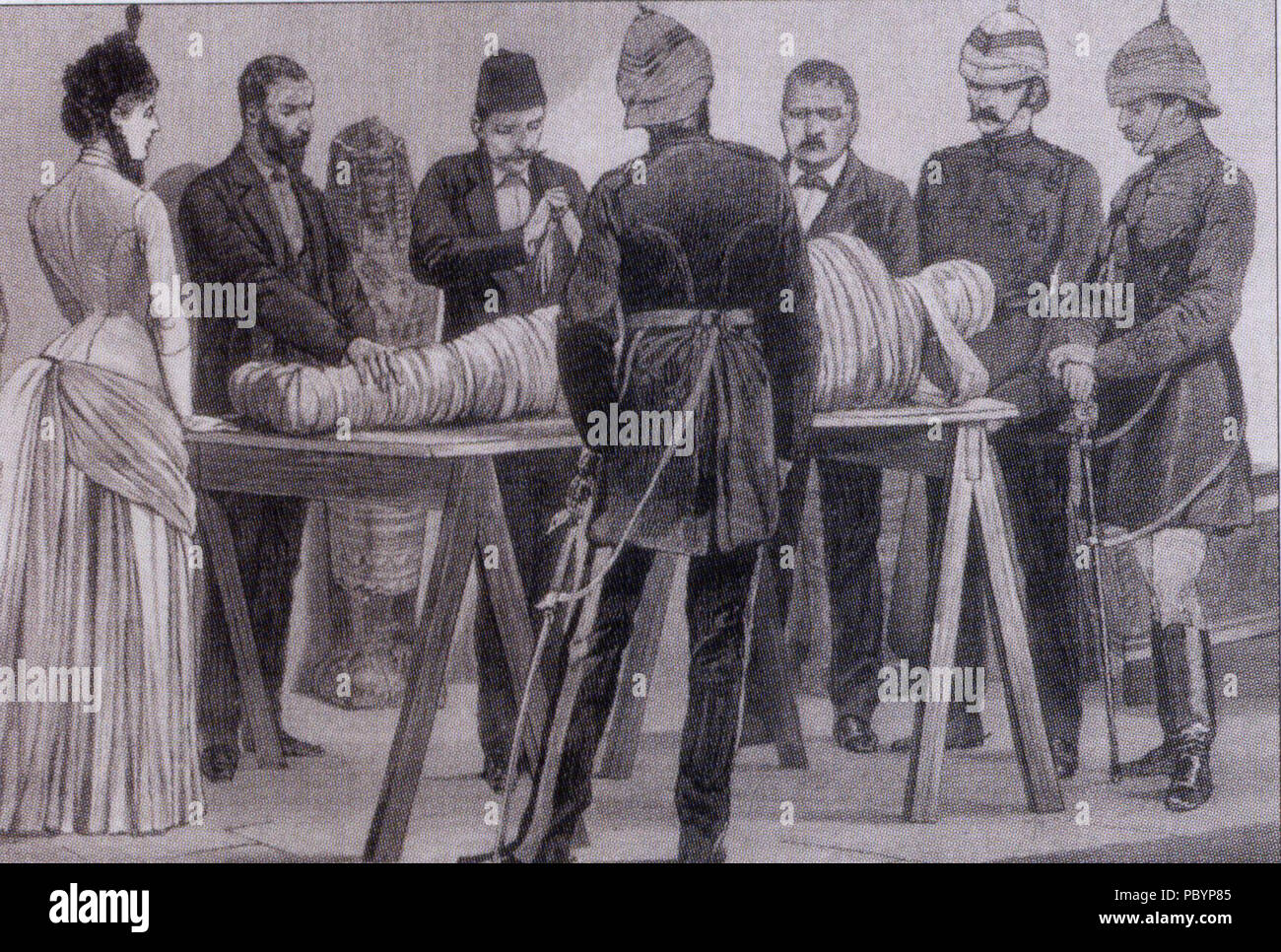 235 Gaston Maspero demaillotage Foto Stock