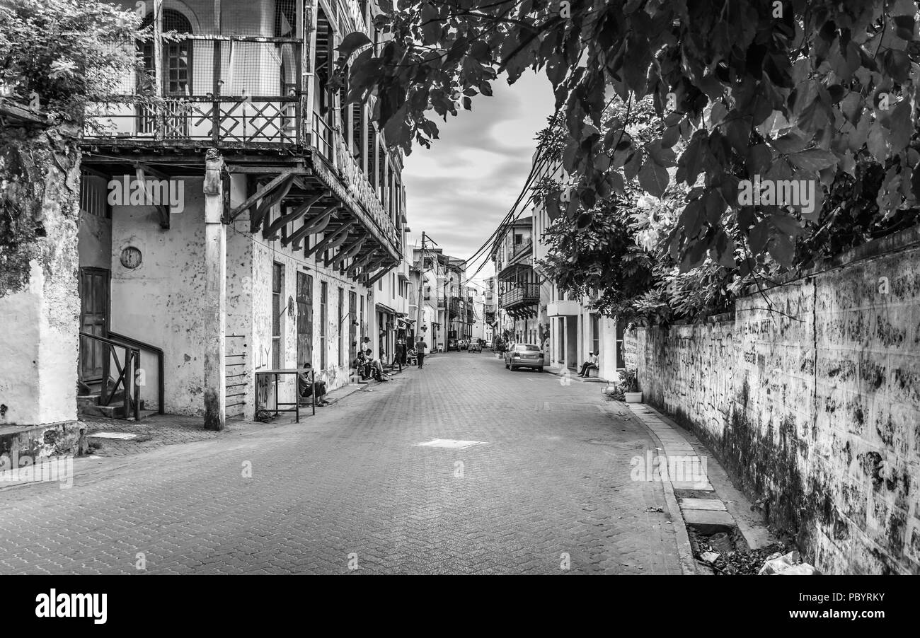 Parte vecchia di Mombasa Foto Stock