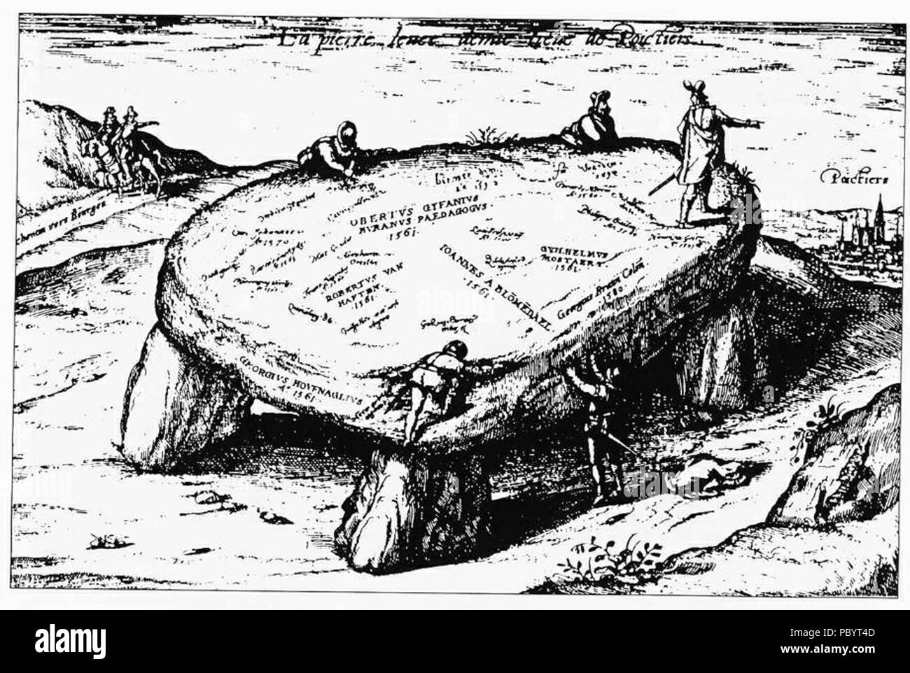 252 Graffiti saec XVI Foto Stock