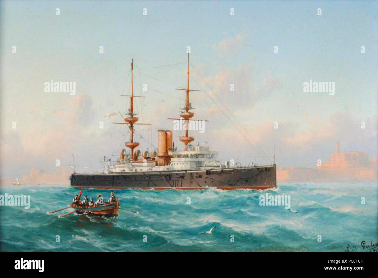 281 HMS Royal Sovereign da Luigi Galea Foto Stock