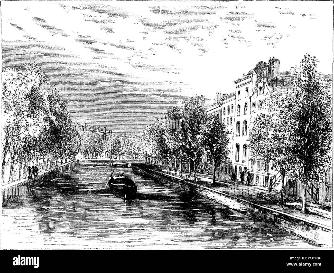 282 Olanda e Hollanders - Amsterdam - il Heeren Gracht Foto Stock