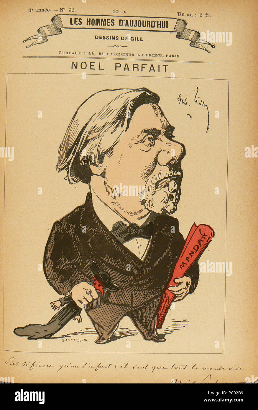 17 caricatura de Noël Parfait Les Hommes d'Aujourd'hui n°96 Foto Stock