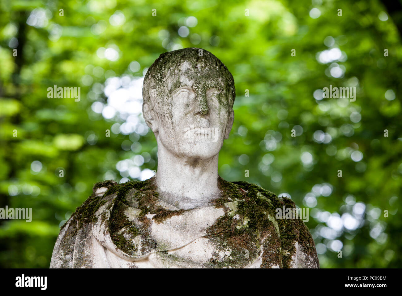 Caio Giulio Cesare, busto a Nordkirchen Moated Palace, Germania Foto Stock