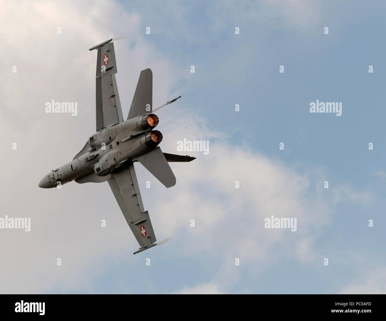 Boeing F/A 18C Hornet,Swedish Air Force, Foto Stock