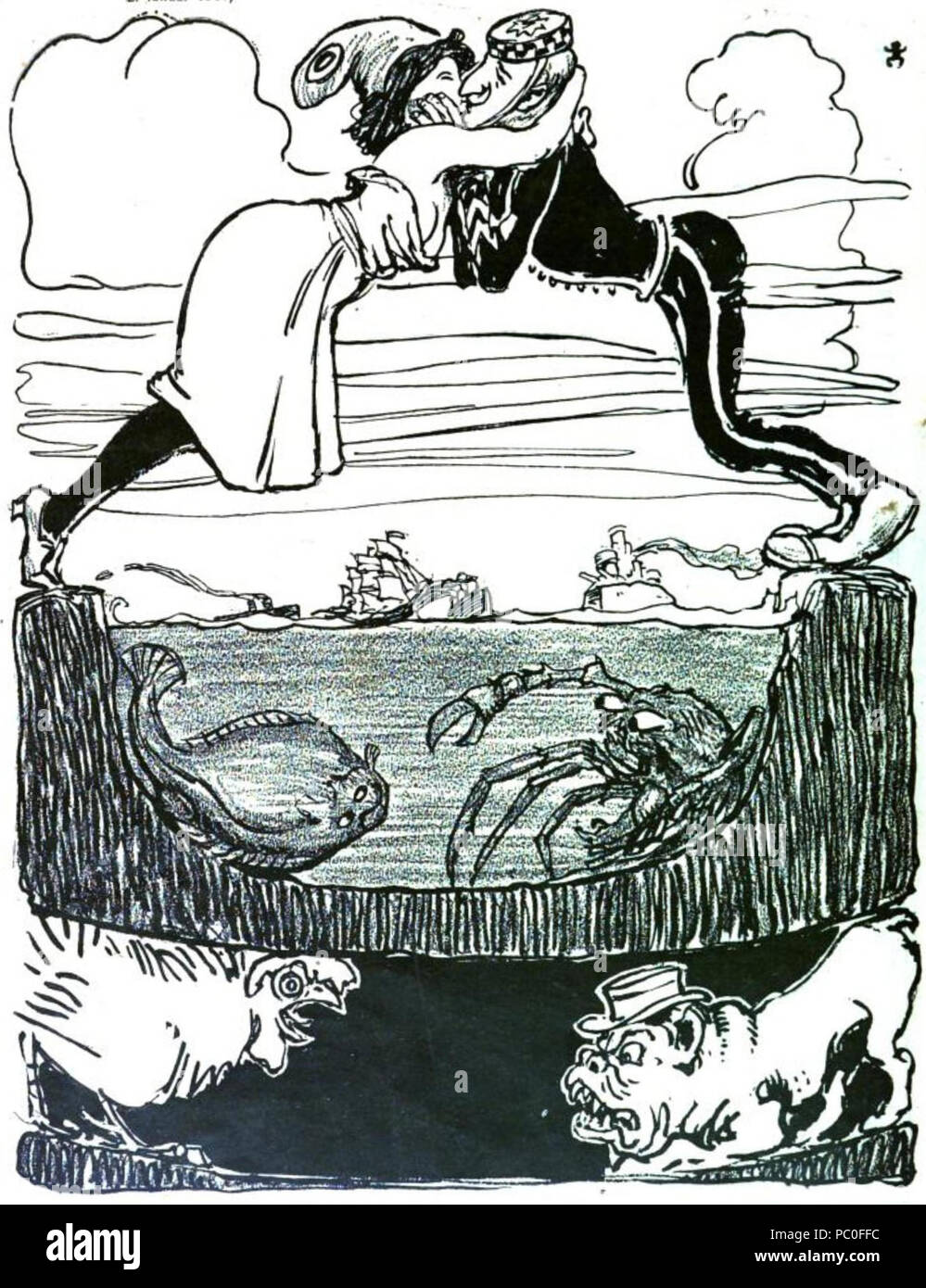 334 Kanal-Tunnel Foto Stock