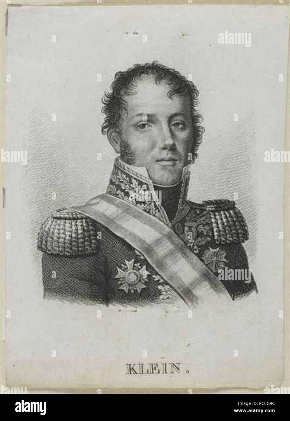 342 Louis, général-comte Klein (1761-1845) Foto Stock