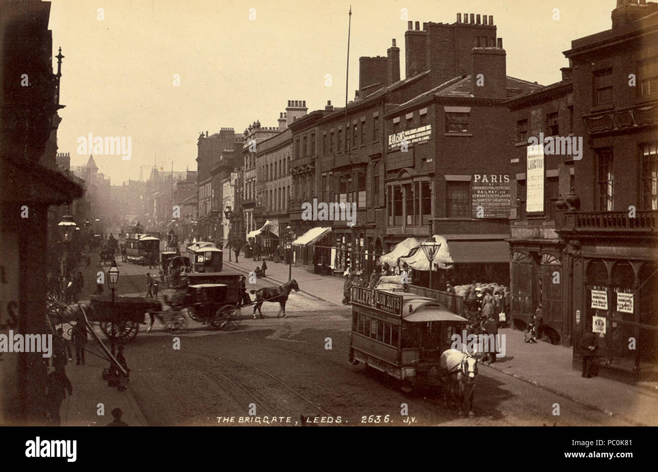 308 James Valentine Il Briggate Leeds Foto Stock