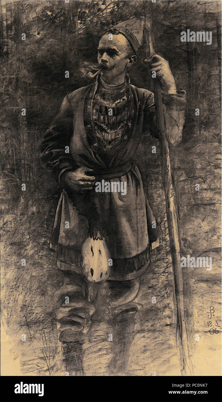 321 Giovanni Bauer-Same ho skogsbryn Foto Stock