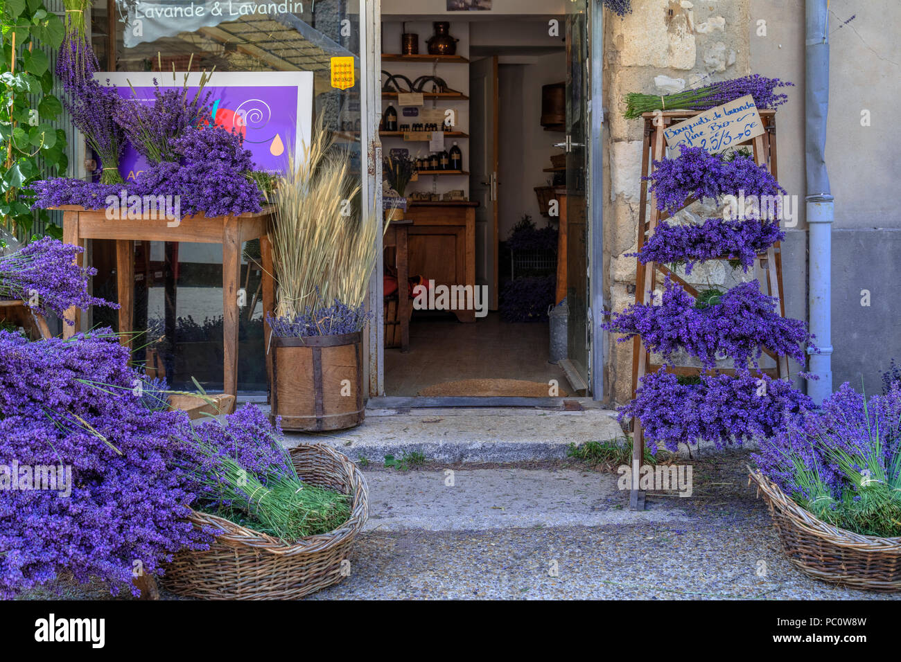 Sault, Vaucluse Francia, Europa Foto Stock