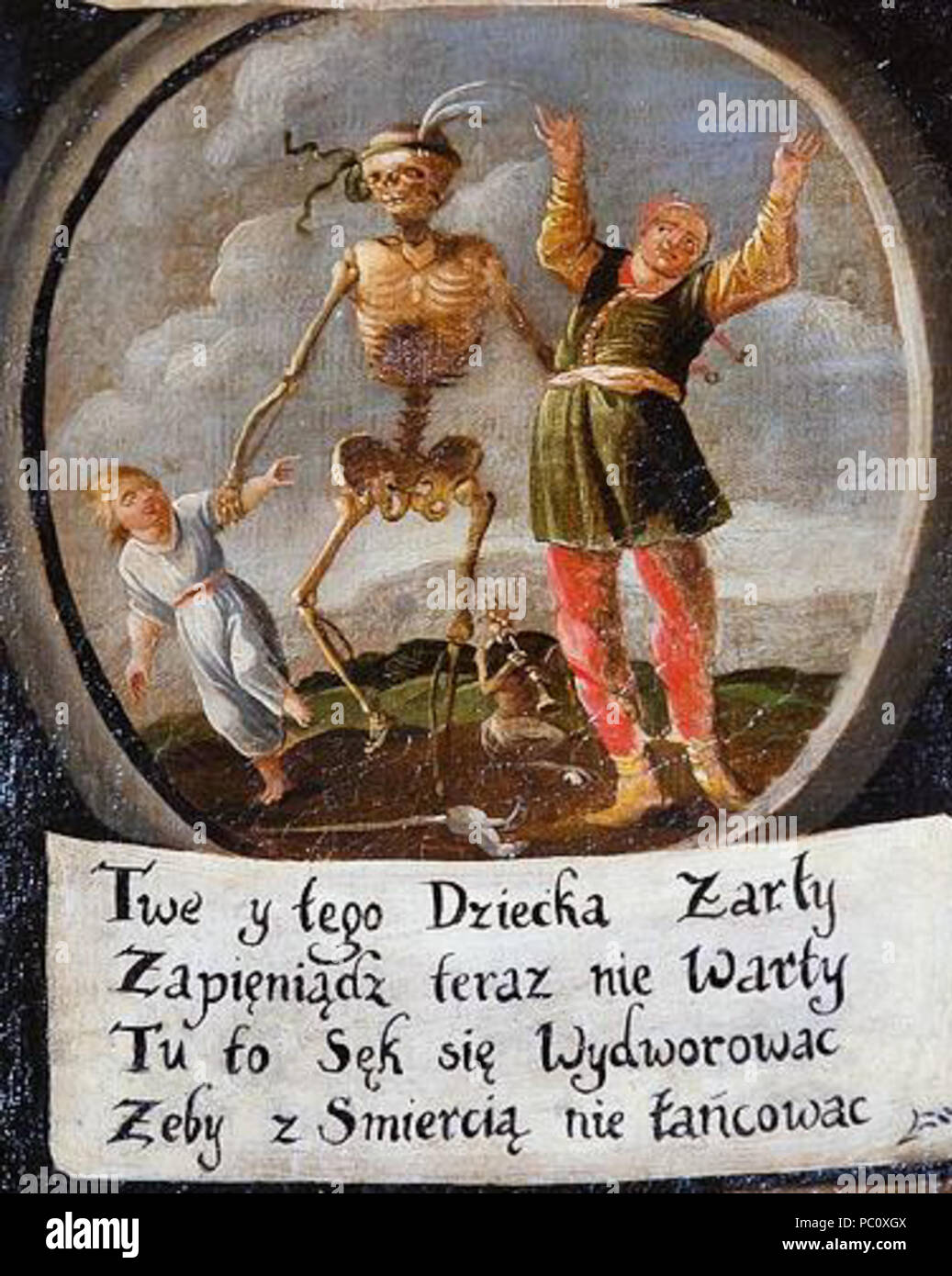 347 Cracovia danza di morte 01 Foto Stock