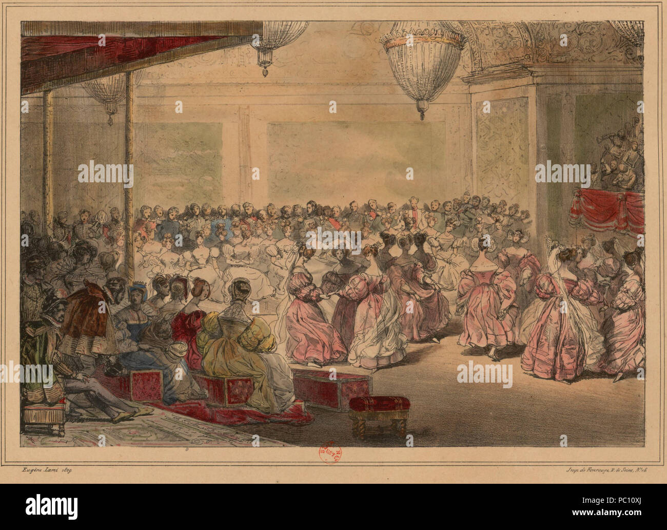 361 Le Bal - (sfera di Maria Stuart, 1829) Foto Stock