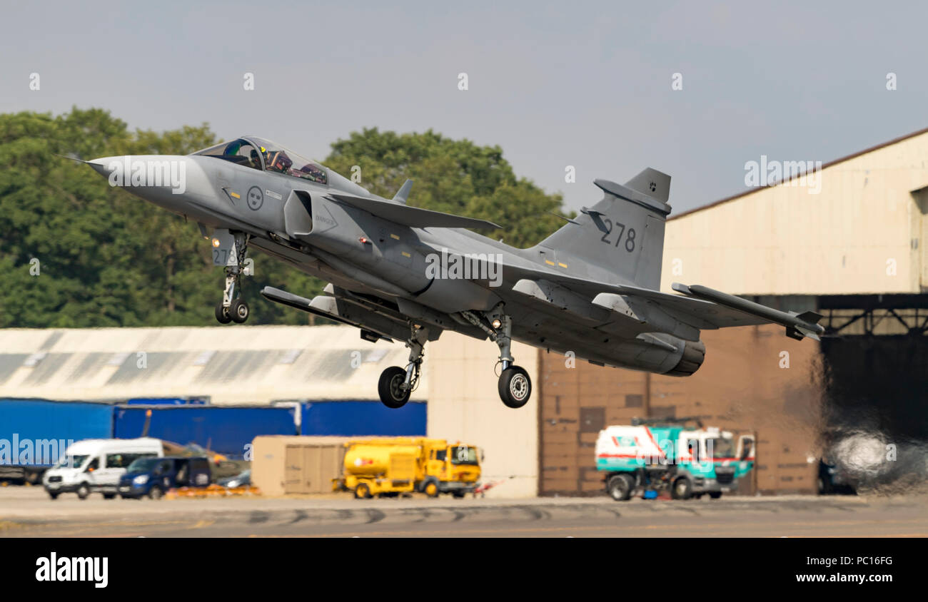 Saab JAS 39C Gripen svedese, Air Force Foto Stock