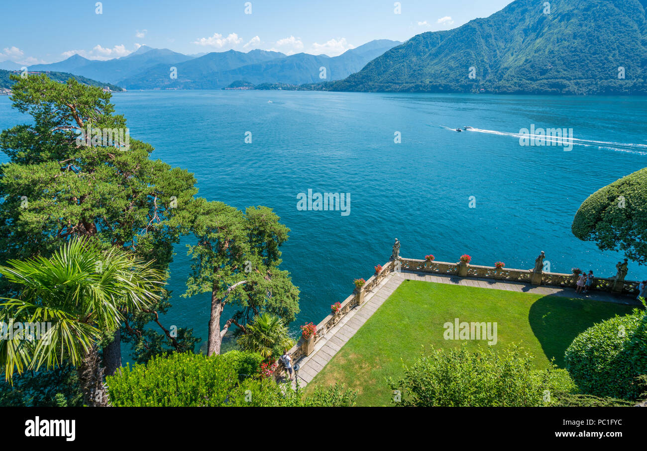 Villa del Balbianello, famosa villa nel comune di Lenno, affacciato sul lago di Como. Lombardia, Italia. Foto Stock