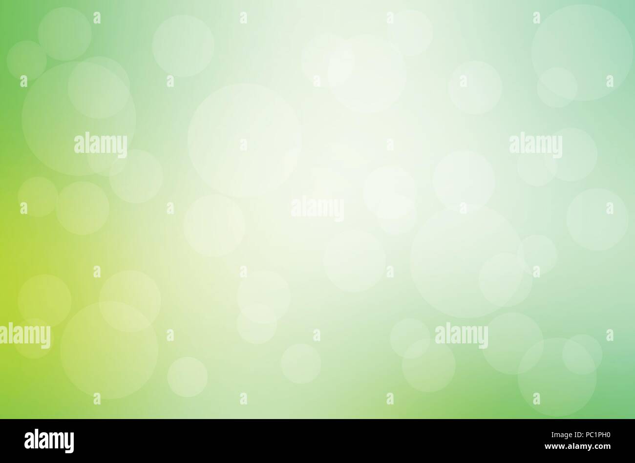 Verde Giallo astratta Gradiente sfumato con mesh bokeh di luce sullo sfondo del vettore Illustrazione Vettoriale