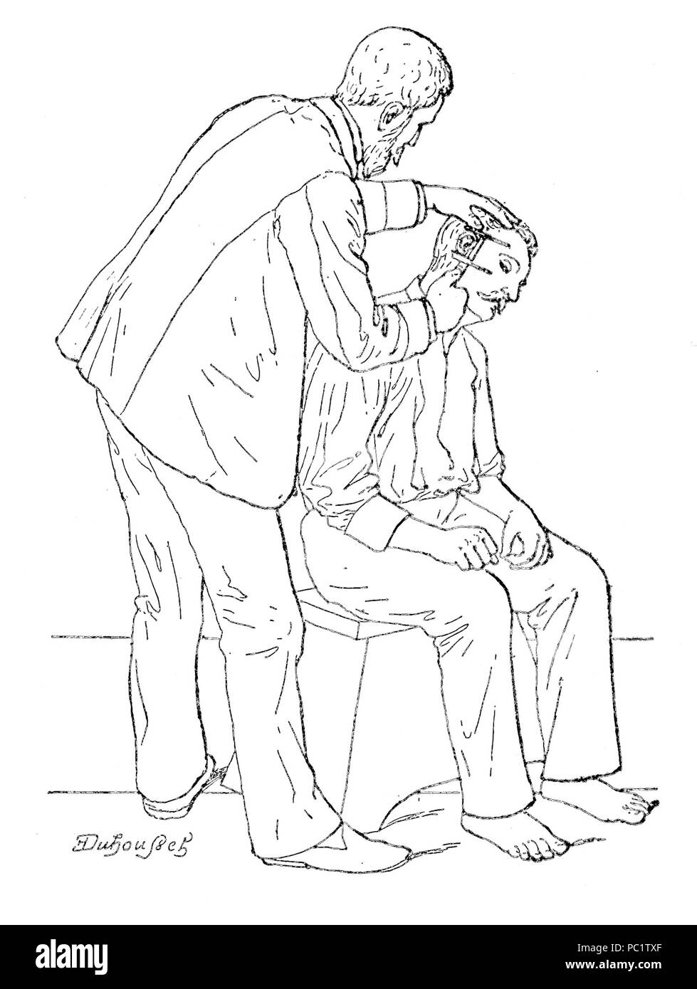 14 Bertillon - Identificazione anthropométrique (1893) 262 N&amp;b Foto Stock