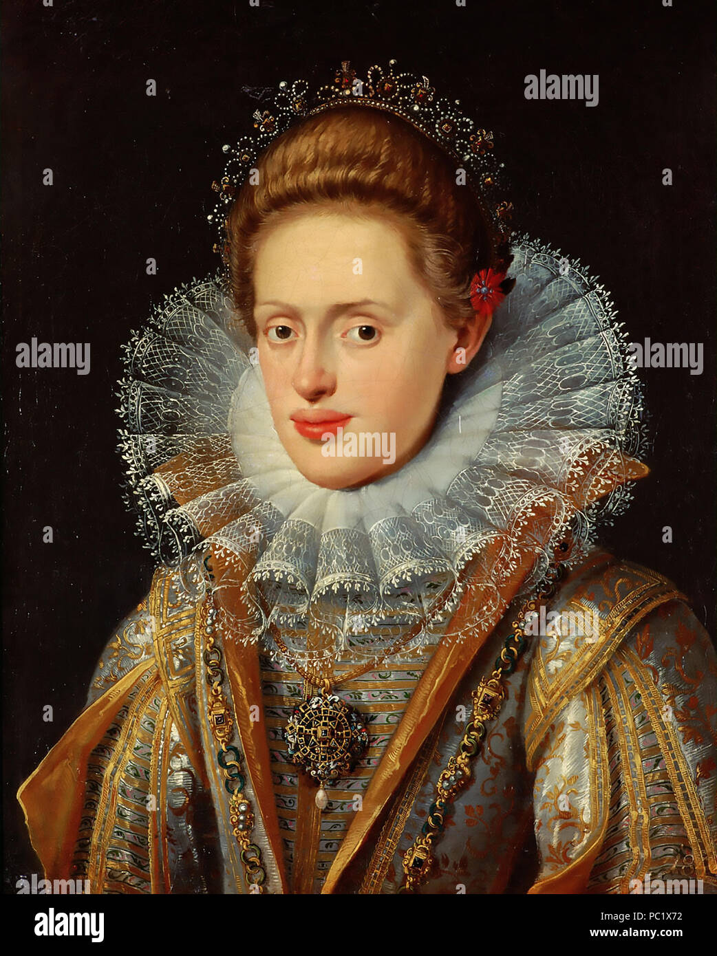ANNA DI TYYROL (1585-1618) l'Arciduchessa d'Austria Foto Stock