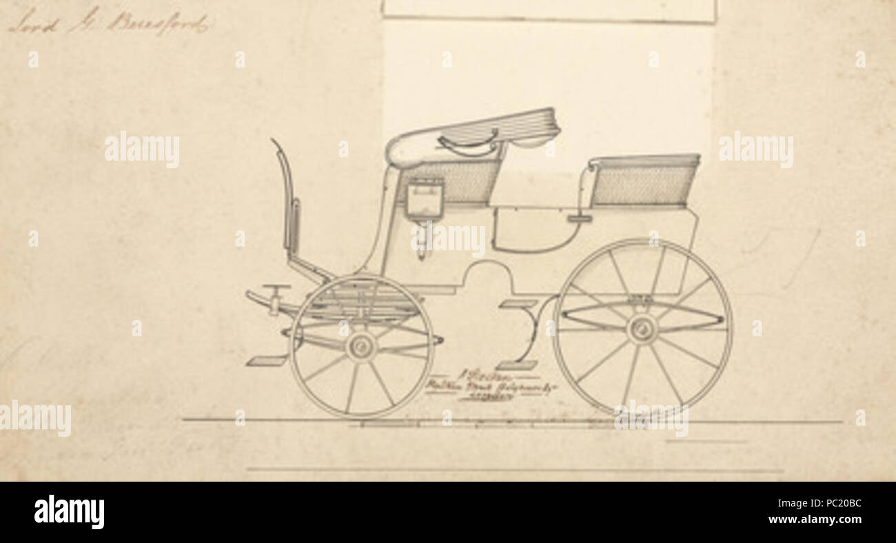 376 Signore Beresford il carrello, a metà del XIX secolo Foto Stock