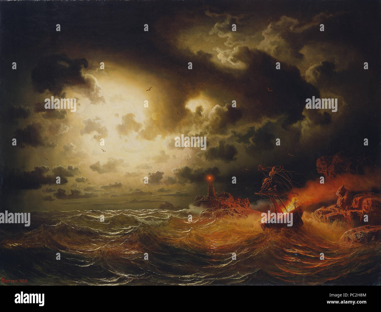 16 bruciare vaporizzatore (Marcus Larson) - Nationalmuseum - 18217 Foto Stock