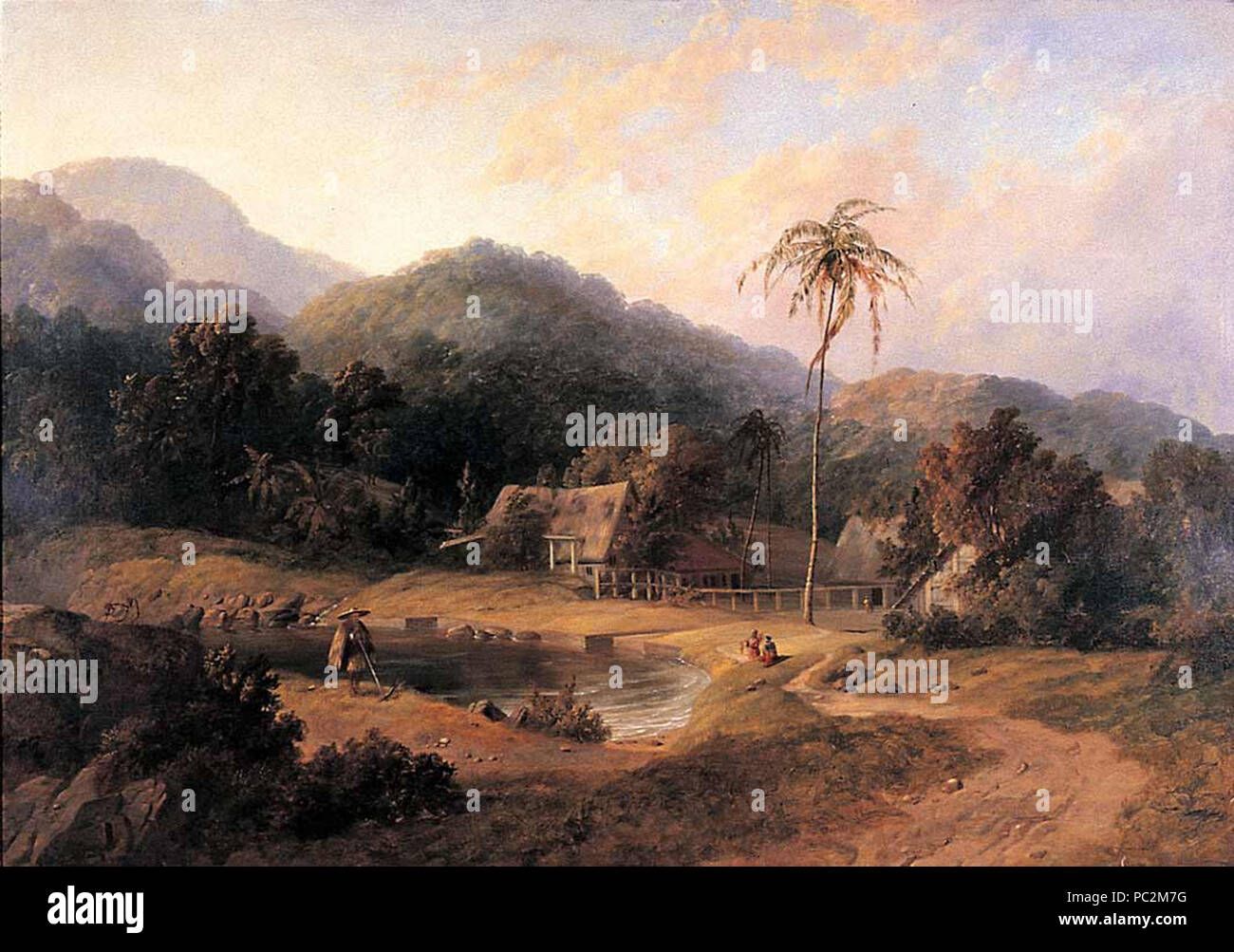 475 Penang Museum pittura storica 419 Foto Stock