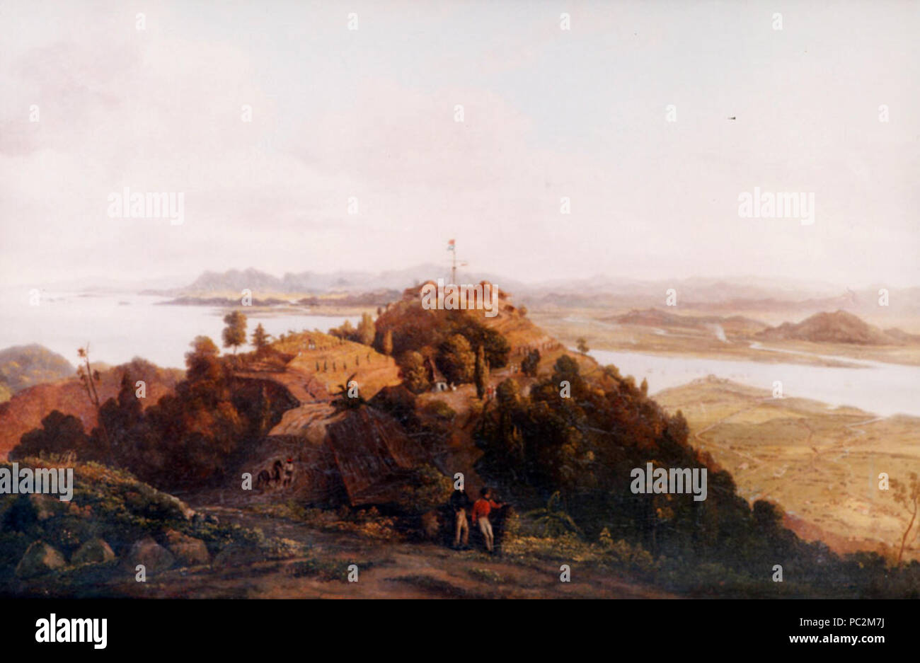 475 Penang Museum pittura storica 436 Foto Stock