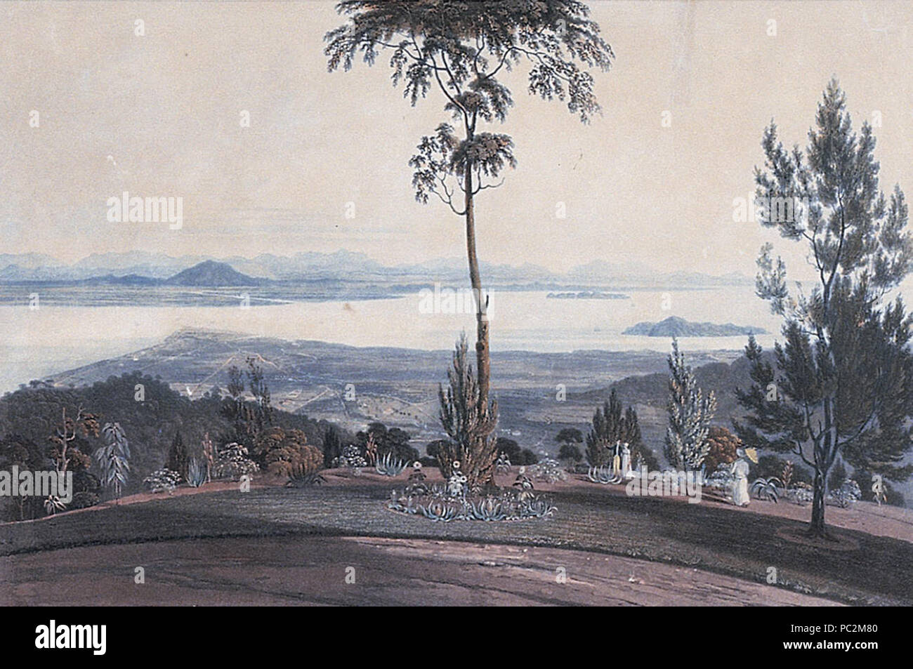 475 Penang Museum pittura storica K126b Foto Stock