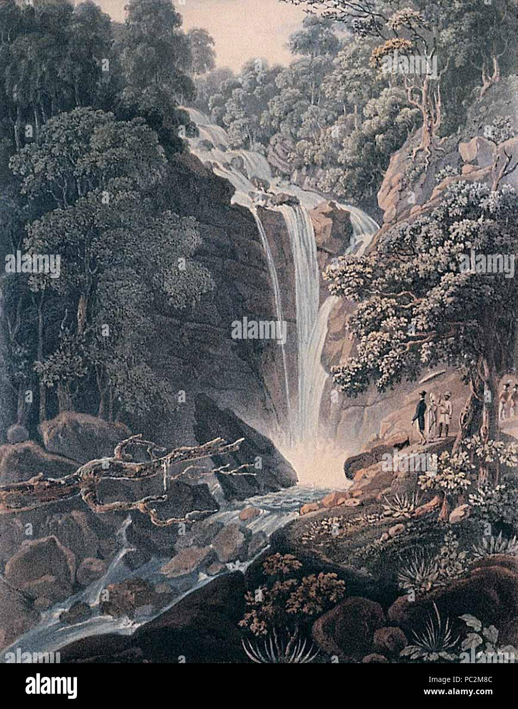 475 Penang Museum pittura storica L136b Foto Stock