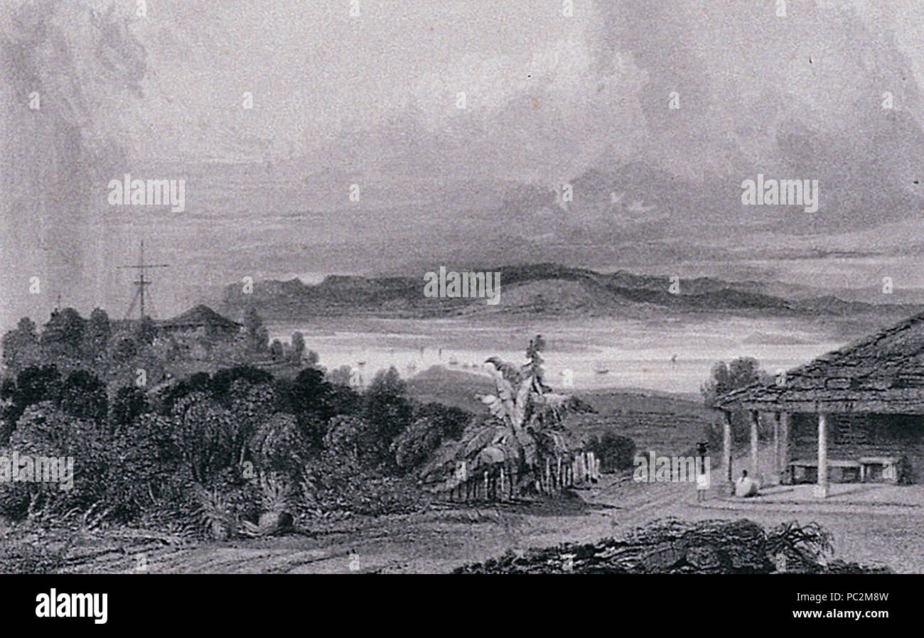 475 Penang Museum pittura storica Q188b Foto Stock