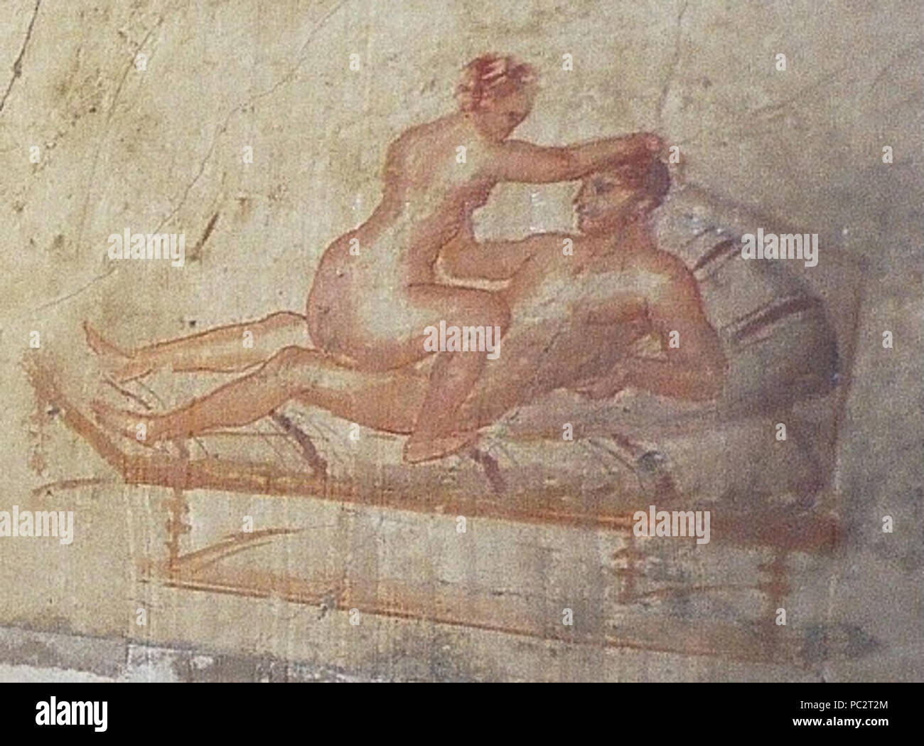 492 pompei Pittura murale Foto Stock