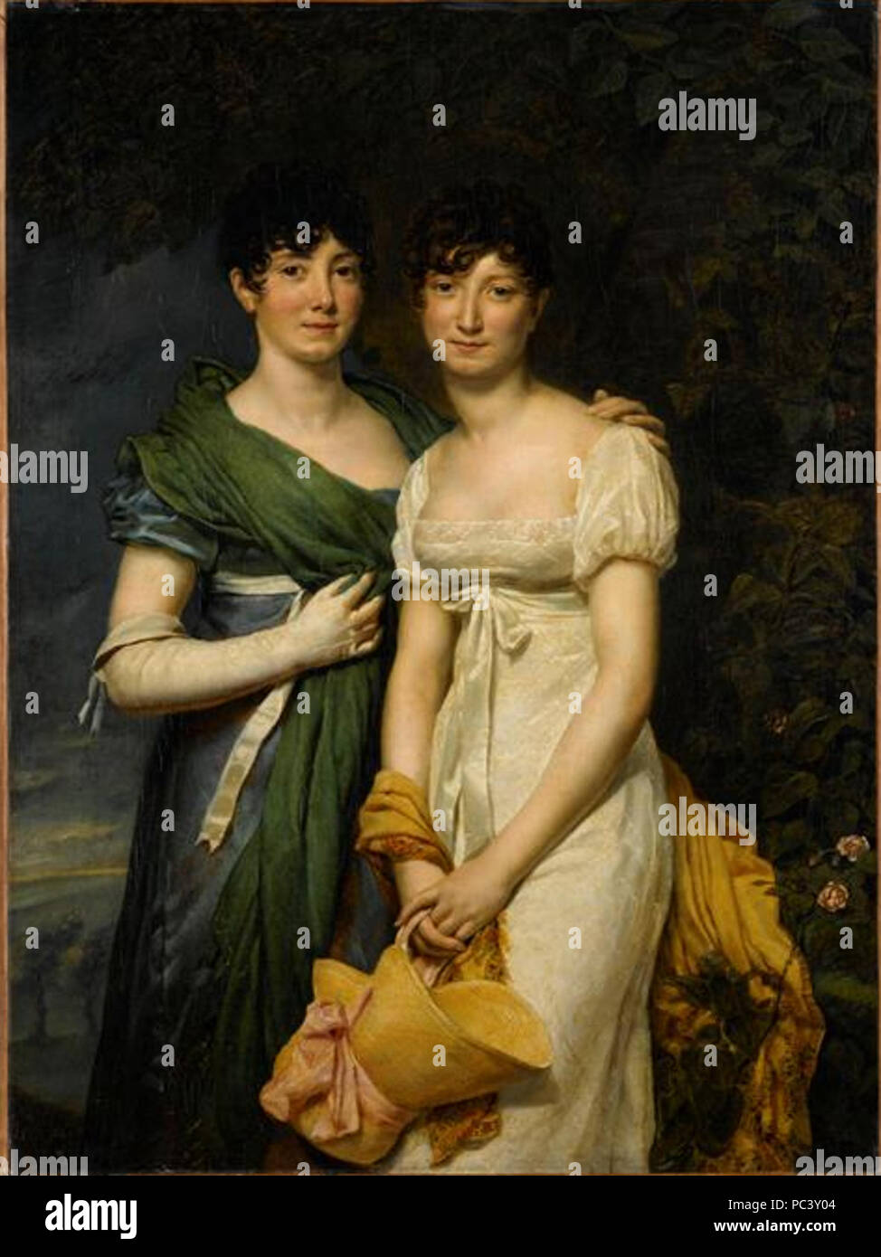 529 Rouget - Françoise-Élisabeth (née en 1783) et Gaspard-Pauline Mollien (1785-1864) Foto Stock