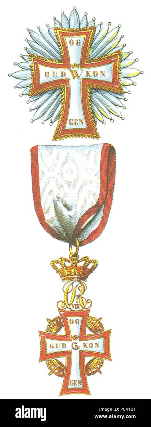 545 Scannen0001 dannebrogorde Foto Stock
