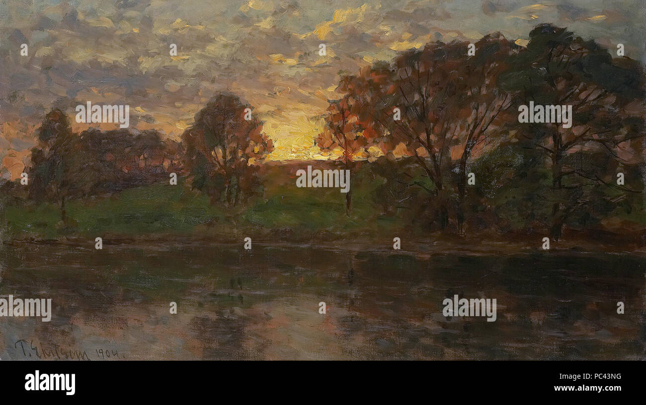 566 Solnedgång Foto Stock