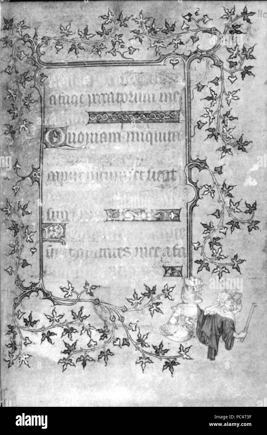 593 Il libro delle ore di Yolande di FlandersIV Foto Stock