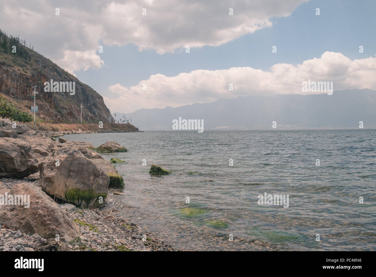 Il mare Bohai paesaggio in Dali, Yunnan, Cina Foto Stock