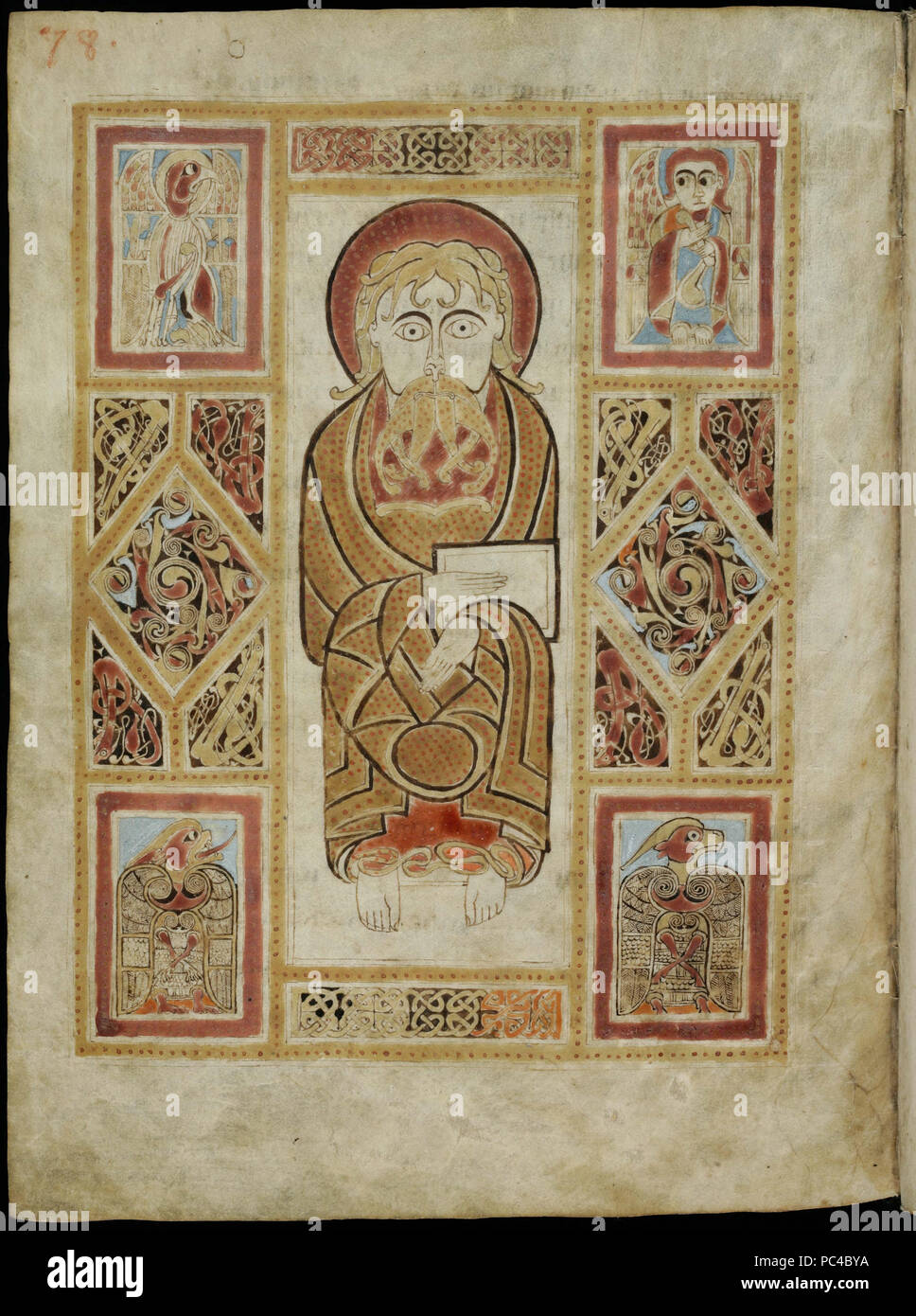 571 San Gallo Vangeli Cod.cantato.51 - p.78 - San Marco Foto Stock