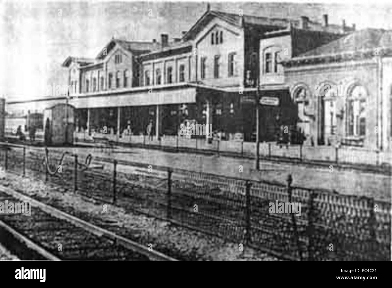 572 Stacja pkp ostrow Foto Stock