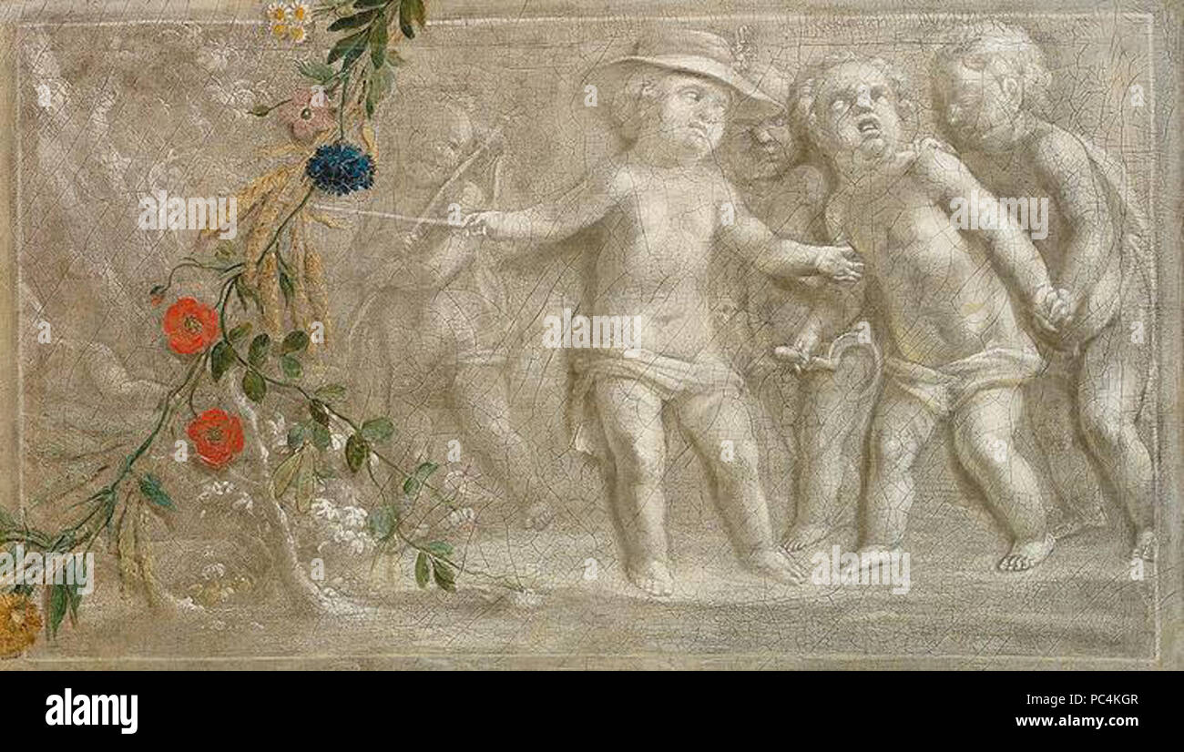 549 STAGIONE putti del xviii secolo estate Foto Stock