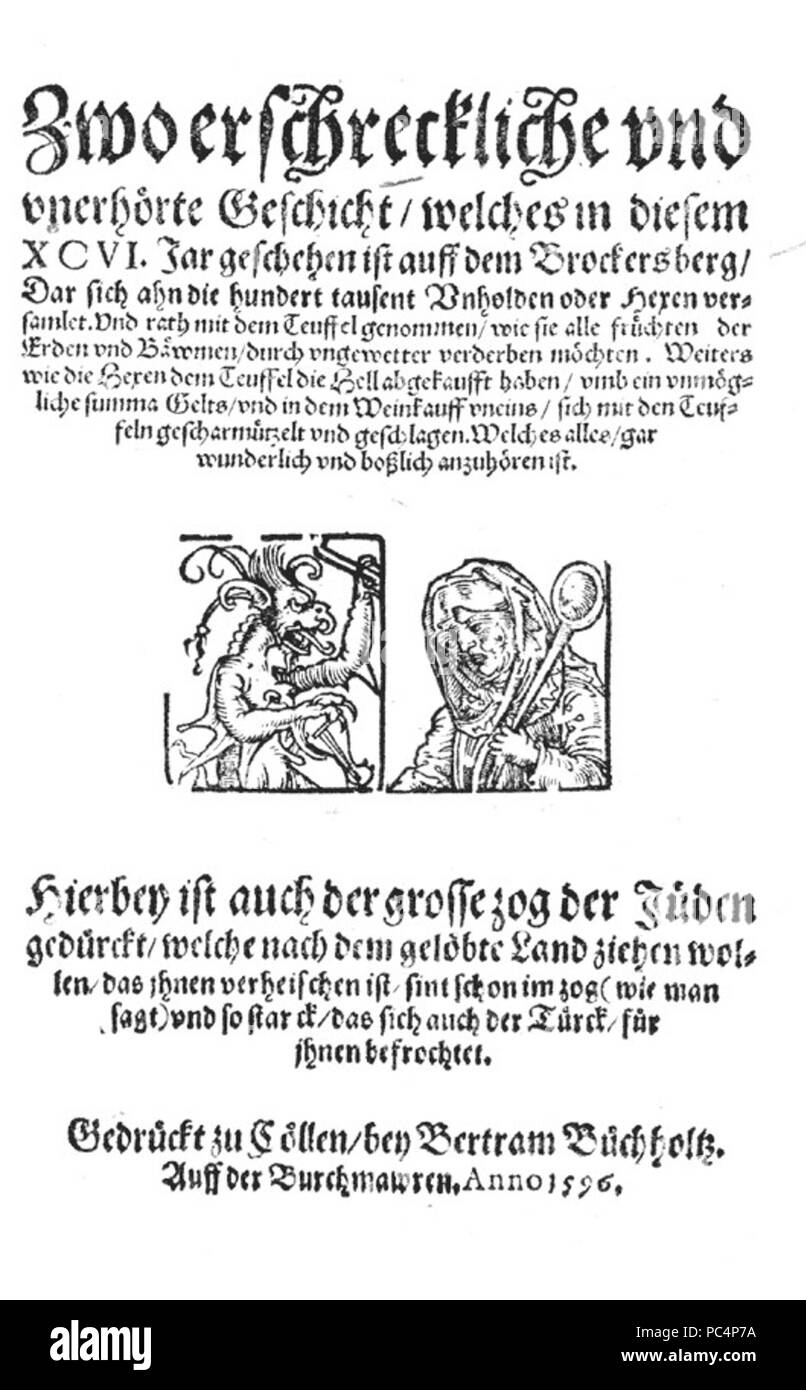621 Unholden 1596 Foto Stock