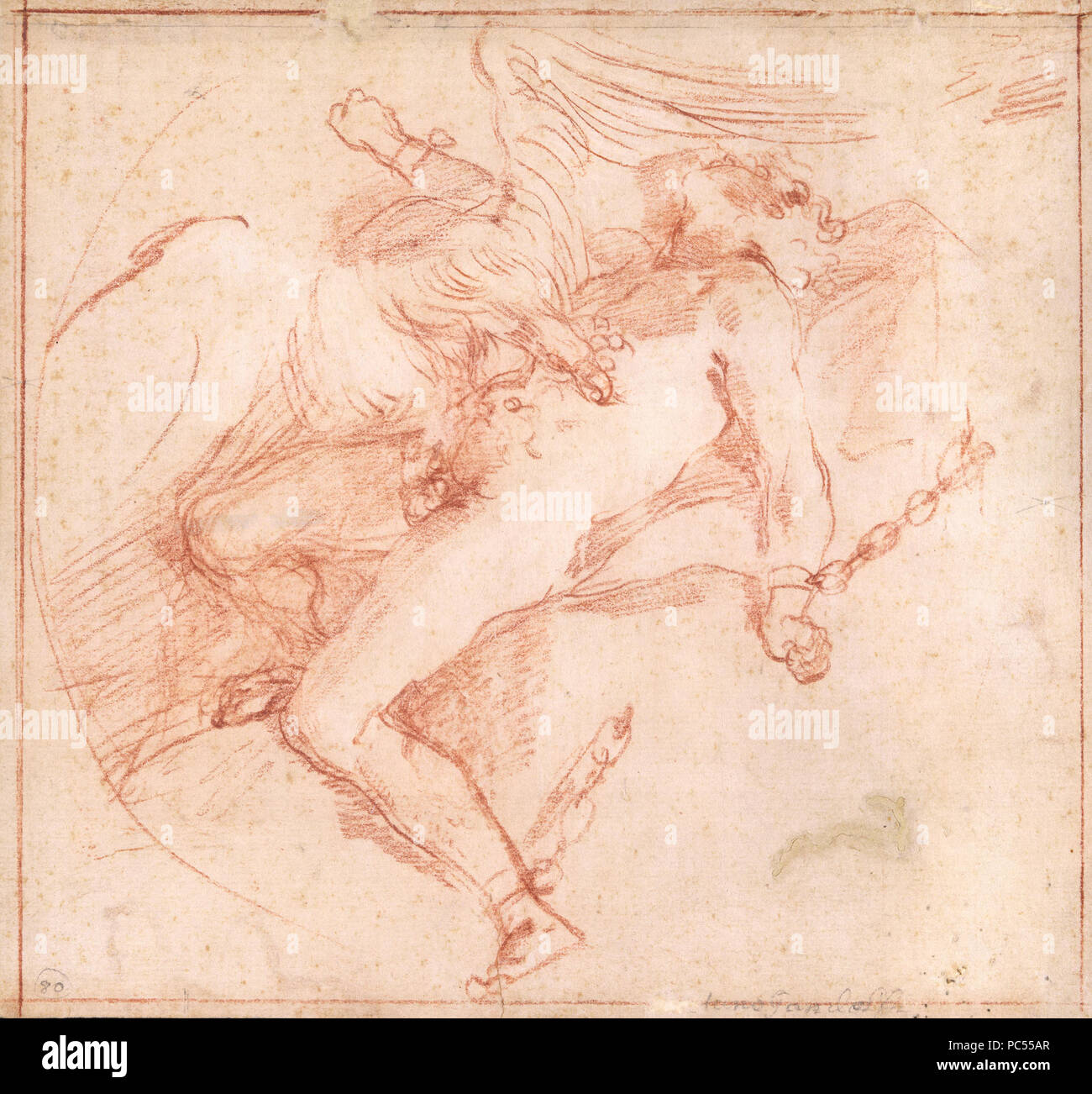 37 Gaetano Gandolfi - Prometeu Foto Stock