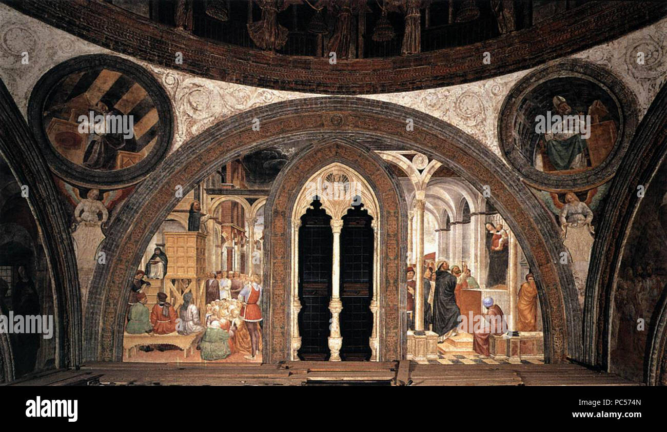 634 Vincenzo Foppa, cappella poritnari 01 Foto Stock