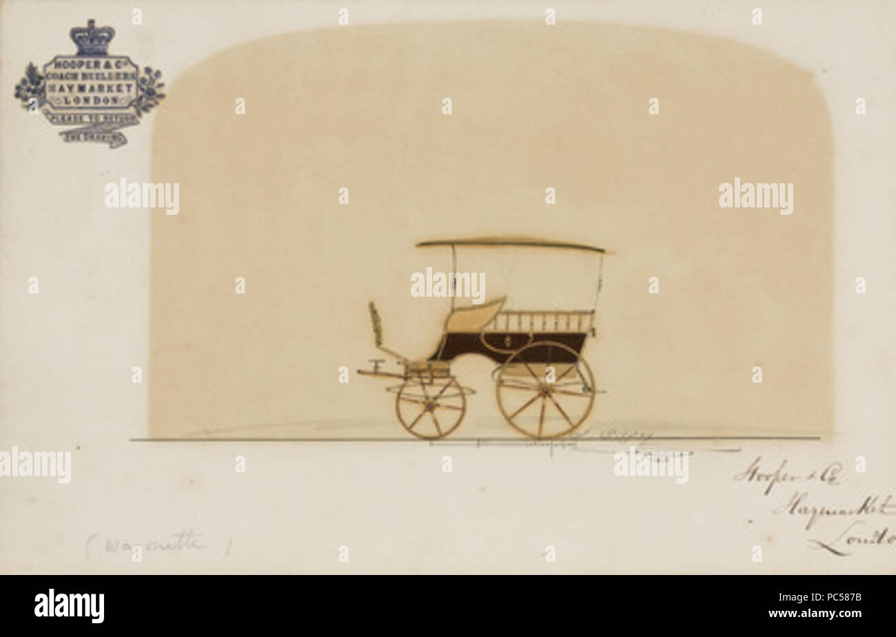 Wagonette 640, 1850-1870 Foto Stock