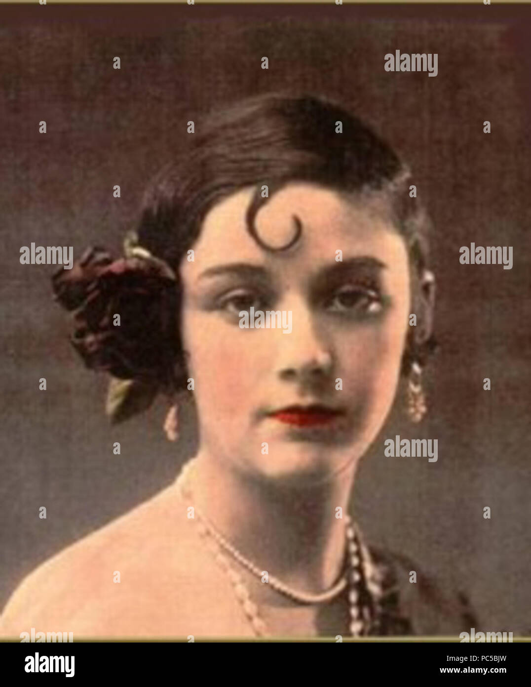 657 Yolanda Pereira (miss Universo 1930) Foto Stock