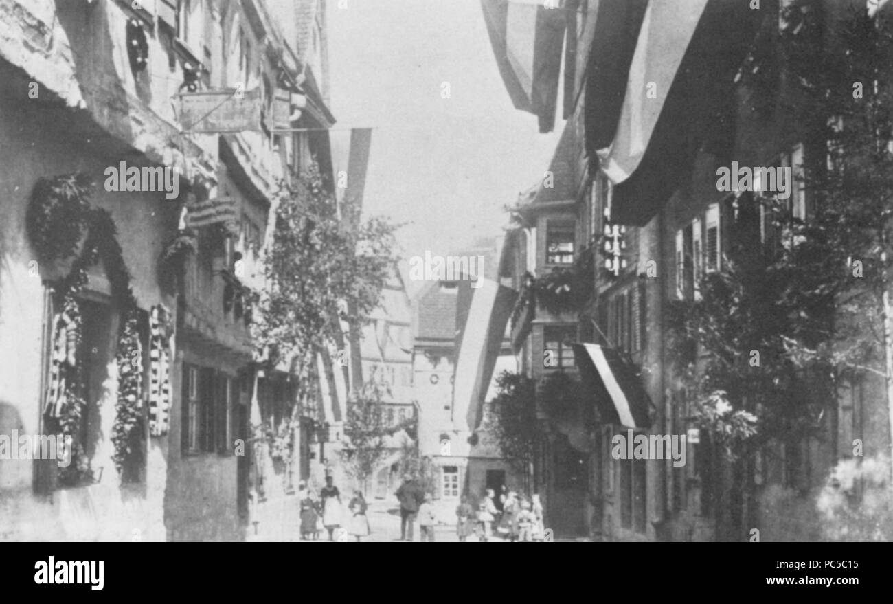 659 Zabergaeubahn1896-4-obert Foto Stock