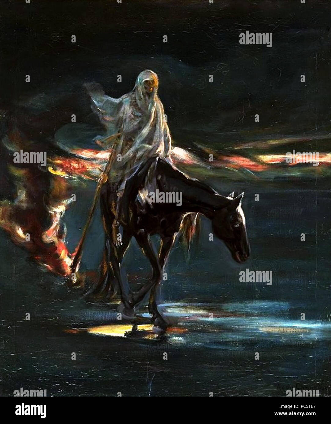 2 Chmielowski morte e la conflagrazione Foto Stock