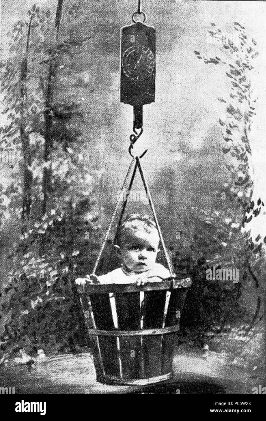 11 Il peso del bambino Foto Stock