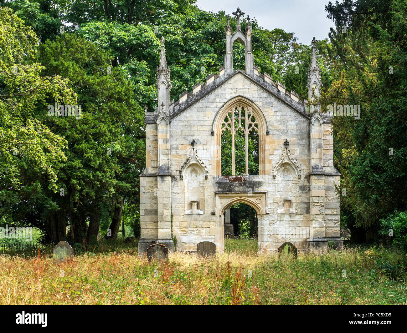 Resti di St Andrews vecchia chiesa a Bishopthorpe vicino a York Yorkshire Inghilterra Foto Stock