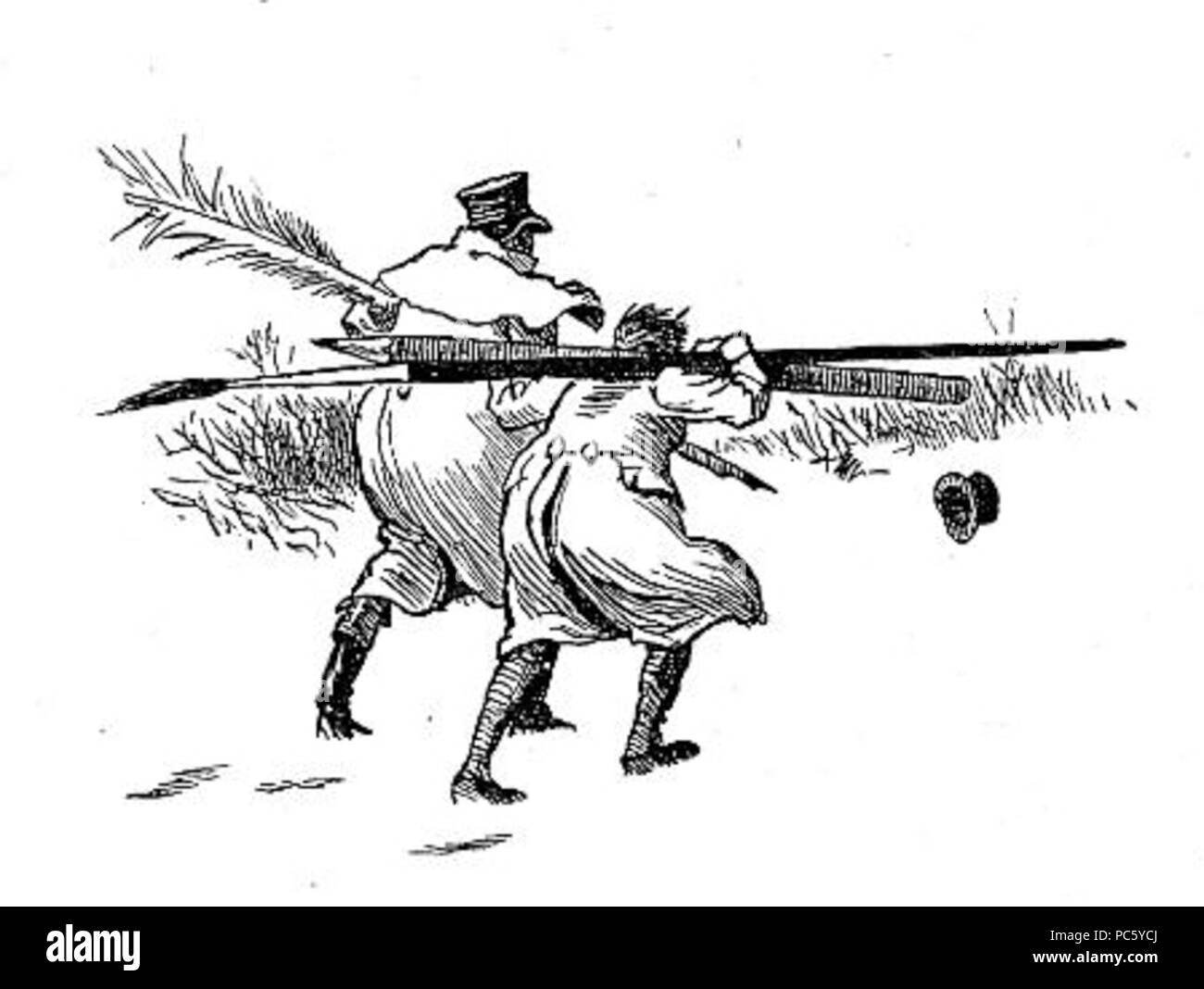 17 caricatura di artisti Foto Stock