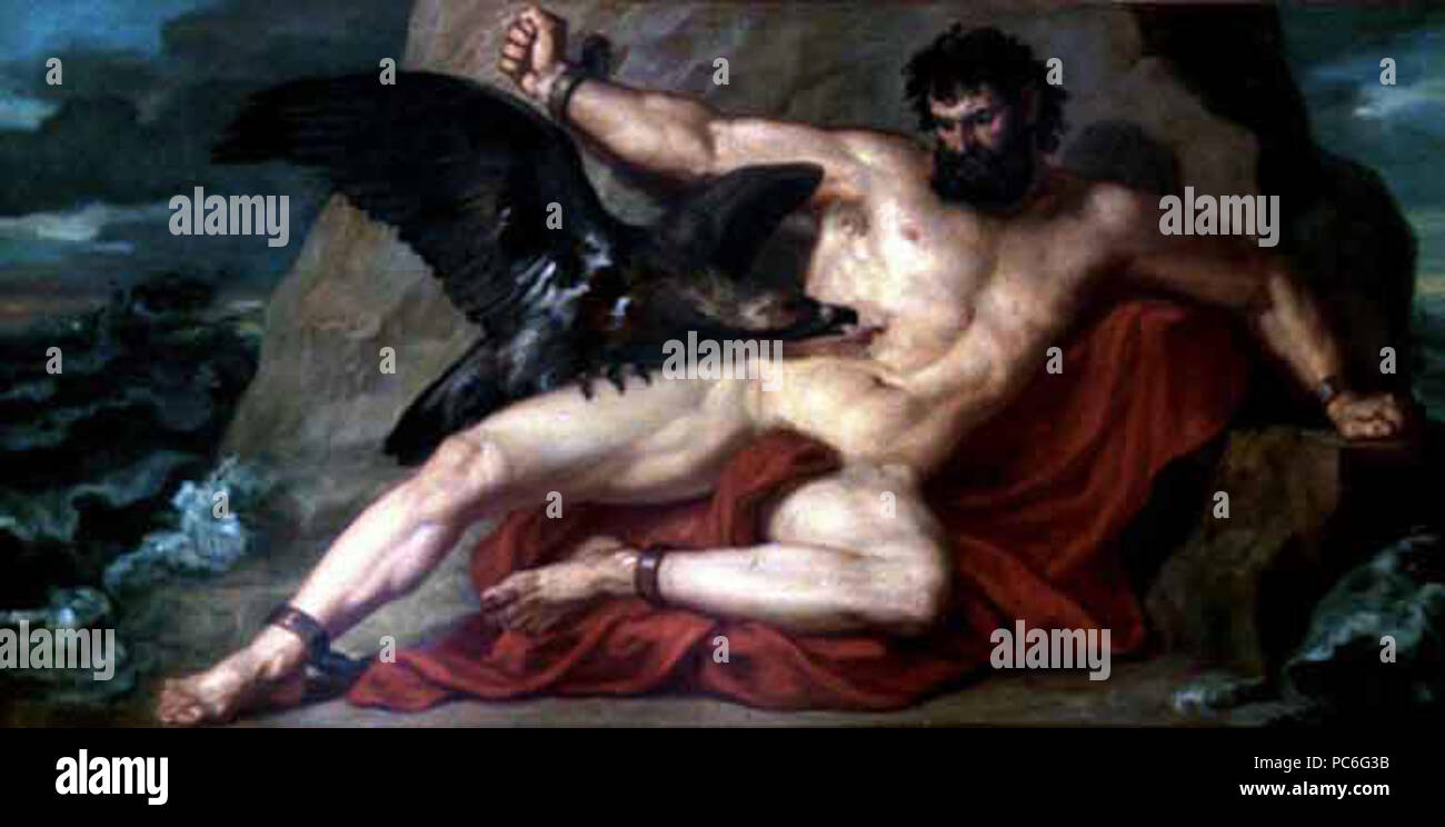 40 Griepenkerl, Prometeo Incatenato Foto Stock