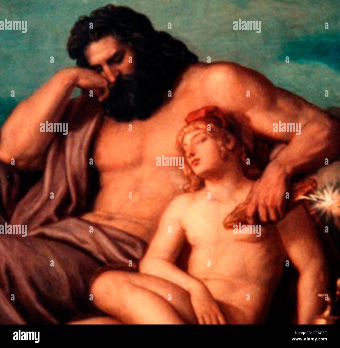 40 Griepenkerl, furto di fuoco (dettaglio) Foto Stock